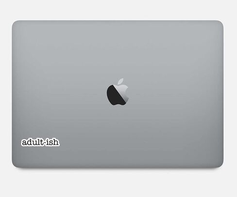 Adult-ish - Funny Stickers - 2 Pack - Laptop Stickers - 2.5" Vinyl Decal - Laptop, Phone, Tablet Vinyl Decal Sticker (2 Pack) in Saudi Arabia
