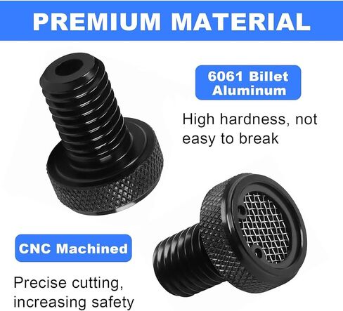 2Pcs CNC Motorcycle Breather Bolts Screw Chrome Replacement for Harley 1991-2023 Sportster & 1993-1999 EVO Big Twin(Chrome) in Kuwait