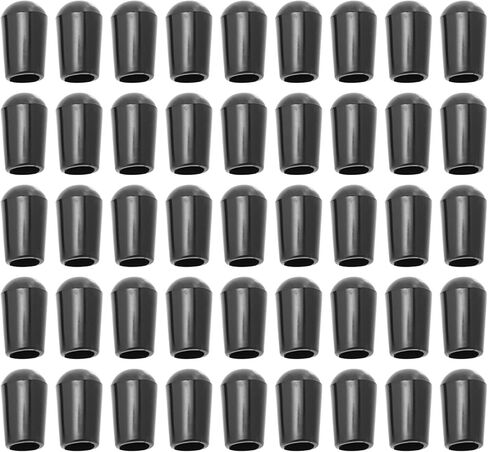 200pcs مستديرة الأكمام المطاطية الجرف الشق شق ملحق معلق الطرف خطاف الأسلاك الأنبوب المعدني الغلاف الغلاف السلك شماعات رف طرف المسمار pvc in Saudi Arabia