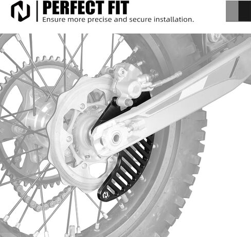 Caliper Guard Dirt Bike Rear Brake Disc Cover Aluminum Compatible with KTM 125-530 XCW XCF-W EXC EXC-F SX SXF XC XCF 2004-24,Compatible with Husqvarna TC FC TX FX 125-501 2014-24,See fitment in Saudi Arabia