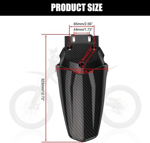 Carbon Fiber Rear Fender Protector for Talaria Motorcycle Fender Mudguard Pattern for Talaria Sting MX3 MX4 Electric Dirt Bike in Saudi Arabia