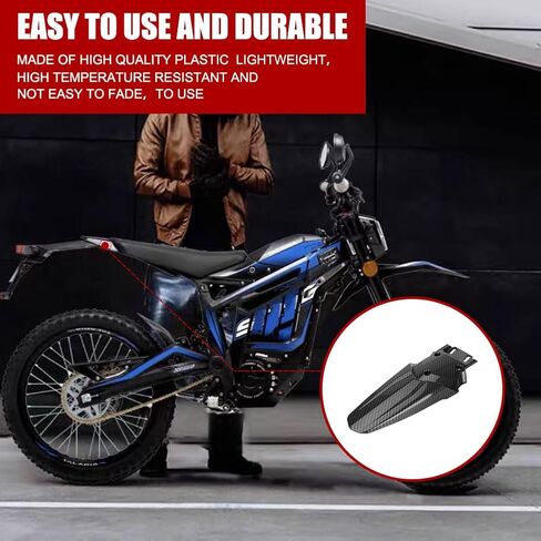 Carbon Fiber Rear Fender Protector for Talaria Motorcycle Fender Mudguard Pattern for Talaria Sting MX3 MX4 Electric Dirt Bike in Saudi Arabia