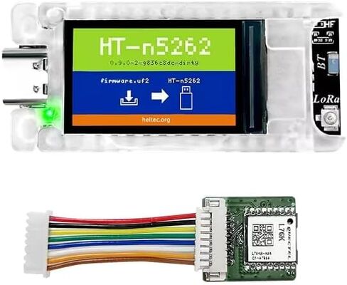 Heltec Mesh Node T114 V2 Meshtastic Tracker Nordic NRF52480 SX1262 Lora Lorawan 902-928MHz تحديد المواقع 1.9 بوصة تطوير لوحة الطاقة الشمسية مع WIFI BLE (مع حالة الشاشة GNSS) in Kuwait
