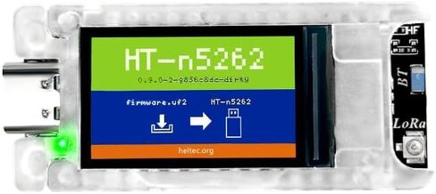 Heltec Mesh Node T114 V2 Meshtastic Tracker Nordic NRF52480 SX1262 Lora Lorawan 902-928MHz تحديد المواقع 1.9 بوصة تطوير لوحة الطاقة الشمسية مع WIFI BLE (مع حالة الشاشة GNSS) in Kuwait