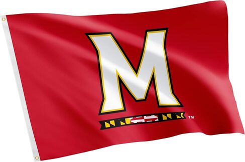 Desert Cactus University of Maryland Terrapins UMD Terps 100% Polyester Indoor Outdoor 3 feet x 5 feet Flag (Flag 2) in Saudi Arabia