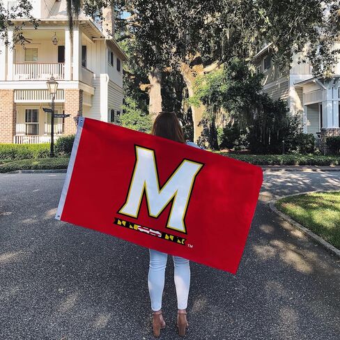 Desert Cactus University of Maryland Terrapins UMD Terps 100% Polyester Indoor Outdoor 3 feet x 5 feet Flag (Flag 2) in Saudi Arabia