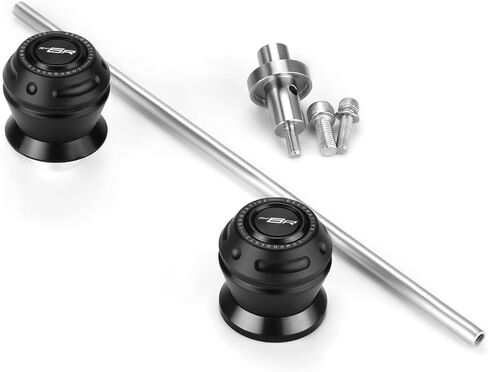 Motorcycle Rear Wheel Axle Fork Slider Crash Protector Compatible With K.awasaki Ninja ZX6R 2024 2025 | ZX-6R ZX636 ZX 6R 636 Accessories (Black) in Kuwait