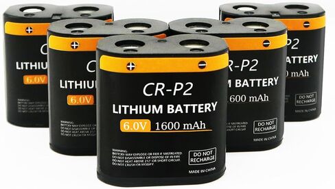 (5 عبوات) بطارية 6V 2CR5 ، 2024 ترقيات جديدة ، تحل بطارية ليثيوم صورة 2CR5 ، DL245 ، DL2CR5 ، DL345 ، DL345A ، EL2CR5 ، EL2CR5BP ، EOS 1V ، KL2CR5 ، KL2CR5-1 ، PR2CR5 ، RL2CR5 ، RL2CR5-1 in Kuwait