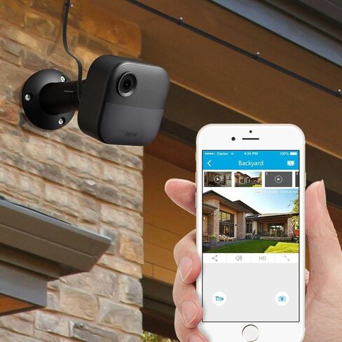 كابل امتداد طاقة 50 قدمًا متوافقًا مع Blink Mini 2 ، Blink Mini و Blink Outdoor 4 Cameras - 15m Micro Micro Charging Cord مع محول مقاوم لـ USB C 30 سم وشاحن سريع 18W ، Black in Kuwait
