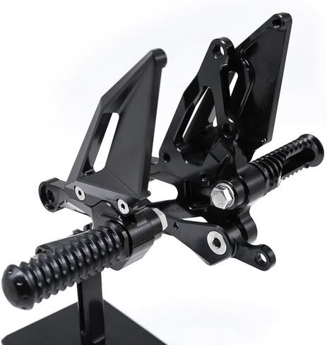 PROCNC Motorcycle Aluminum Rearsets Foot pegs Rear sets Footrest Fit for Yamah.a YZF R7 2021 2022 2023（Black） in Kuwait