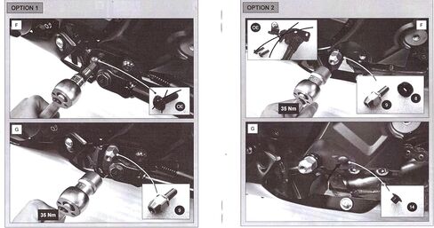 PROCNC Motorcycle Aluminum Rearsets Foot pegs Rear sets Footrest Fit for Yamah.a YZF R7 2021 2022 2023（Black） in Kuwait