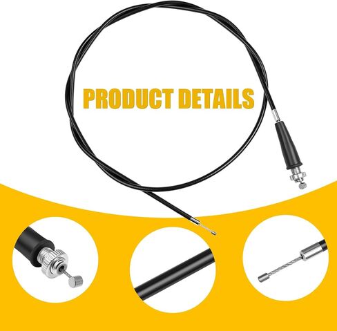 71 Inch Throttle Cable for Go Kart Predator 212 cc Engine GX160 GX200 196cc 5.5hp 6.5hp Manco 8252-1390 ASW Go Cart Accelerator in Saudi Arabia