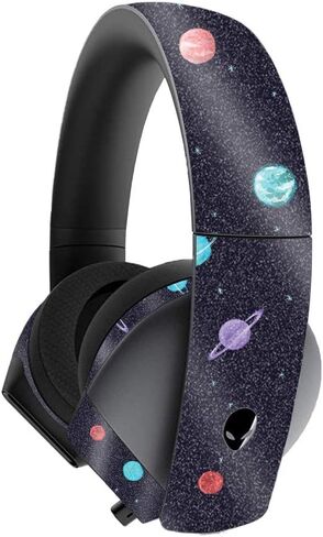MightySkins Glossy Glitter Skin for Alienware 7.1 Gaming Headset - Constellations | Protective, Durable High-Gloss Glitter Finish | Easy to Apply, Remove, and Change Styles | Made in The USA in Kuwait