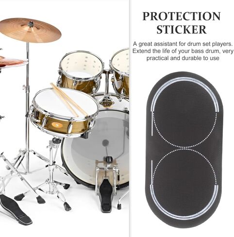 وسادة الطبل والعصي من Toyvian، ملحقات الإيقاع، وسادة تقوية الطبل، ملصق دواسة الطبل، مجموعة الطبل بدواسة مزدوجة، وسادات الطبل، واقيات جلد الطبل، رؤوس الطبل، رقعة دوارة 420 قطعة قماش in Kuwait