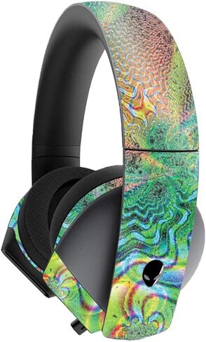 MightySkins Glossy Glitter Skin for Alienware 7.1 Gaming Headset - Constellations | Protective, Durable High-Gloss Glitter Finish | Easy to Apply, Remove, and Change Styles | Made in The USA in Kuwait