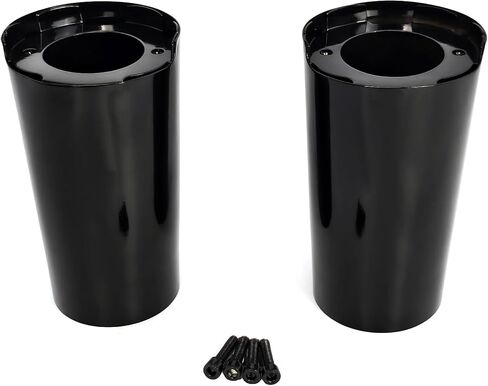 Upper Front Fork Boot Covers for Harley Touring Electra Glide Road Glide Street Glide Tri Glide 2014-2023 (Chrome) in Kuwait