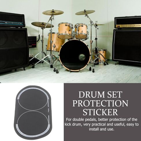 وسادة الطبل والعصي من Toyvian، ملحقات الإيقاع، وسادة تقوية الطبل، ملصق دواسة الطبل، مجموعة الطبل بدواسة مزدوجة، وسادات الطبل، واقيات جلد الطبل، رؤوس الطبل، رقعة دوارة 420 قطعة قماش in Kuwait