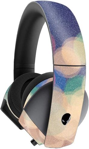 MightySkins Glossy Glitter Skin for Alienware 7.1 Gaming Headset - Constellations | Protective, Durable High-Gloss Glitter Finish | Easy to Apply, Remove, and Change Styles | Made in The USA in Kuwait
