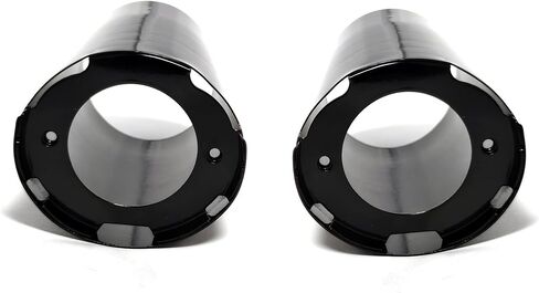 Upper Front Fork Boot Covers for Harley Touring Electra Glide Road Glide Street Glide Tri Glide 2014-2023 (Chrome) in Kuwait