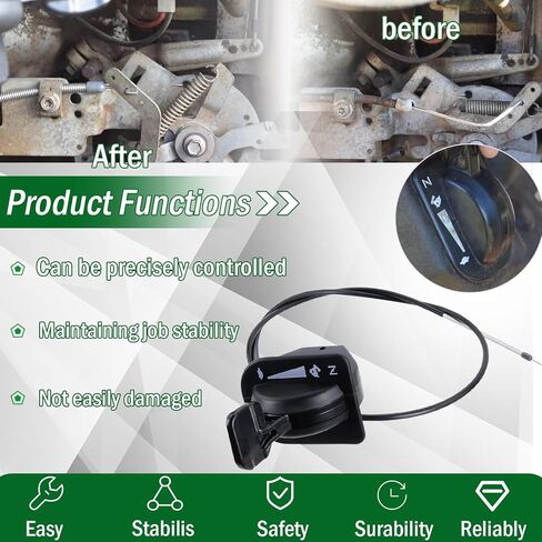 746P06891 746-06891 51 Inch Throttle Cable Fit for CUB Cadet ZT1-42 KH, ZT1-50 KH FAB, ZT1-54 KH FAB, ZT1-42 KH FAB, ZT1-46 KH FAB, ZTS1-42 KH FAB, ZTS1-46 KH FAB ZT2-60 KH FAB Lawn Mover Engine in Kuwait