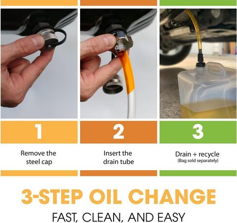 ValvoMax Oil Drain Valve - Quick Twist Oil Drain Plug for DIY Oil Changes At Home in 10 Minutes - No Tools, No Mess, No Cleanup - M14-1.50 Thread Size - Made in USA in Saudi Arabia