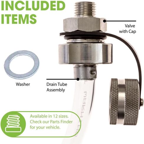 ValvoMax Oil Drain Valve - Quick Twist Oil Drain Plug for DIY Oil Changes At Home in 10 Minutes - No Tools, No Mess, No Cleanup - M14-1.50 Thread Size - Made in USA in Saudi Arabia