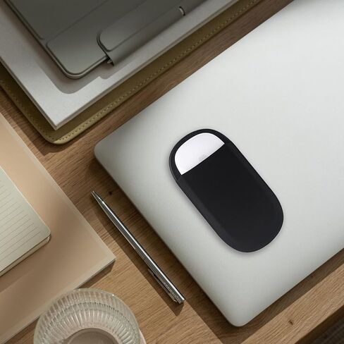 Frankmate Universal Stick-On Mouse Pouch, Reusable Adhesive Laptop Mouse Holder, No Glue Residue, Slim Mouse Holder Compatible with iPad or MacBook (Gray) in Kuwait