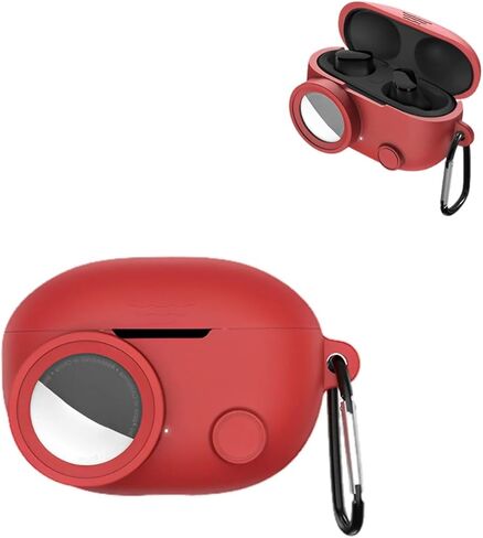 Case Compatible with for Beats Studio Buds + (2023) / Beats Studio Buds 2021 and AirTags Case, 2 in 1 Rugged Protective Case Shockproof with Keychain in Saudi Arabia