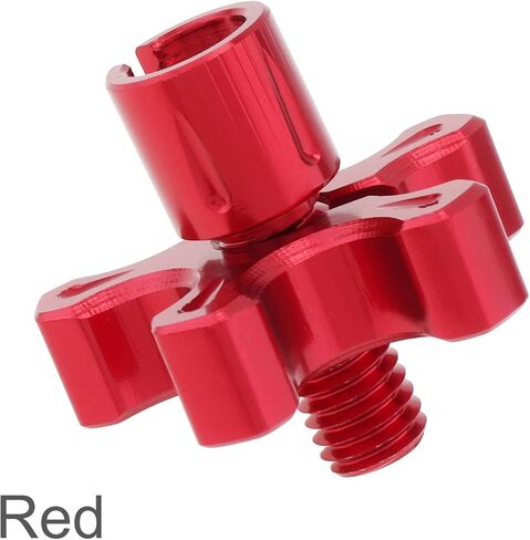 Windance 2 Pack M8 Clutch Cable Adjustment Screws, Motorcycle Brake Wire Adjuster, CNC Aluminum Slotted Screws Fit for AR125LC / EN500 / GPX250 ATC UTV Sport Bike (Black) in Kuwait