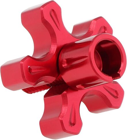 Windance 2 Pack M8 Clutch Cable Adjustment Screws, Motorcycle Brake Wire Adjuster, CNC Aluminum Slotted Screws Fit for AR125LC / EN500 / GPX250 ATC UTV Sport Bike (Black) in Kuwait