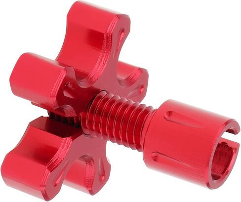 Windance 2 Pack M8 Clutch Cable Adjustment Screws, Motorcycle Brake Wire Adjuster, CNC Aluminum Slotted Screws Fit for AR125LC / EN500 / GPX250 ATC UTV Sport Bike (Black) in Kuwait