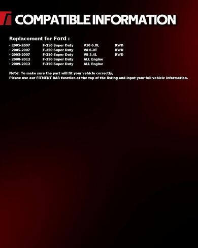 منصات الفرامل الخلفية Torchbeam ومجموعة الدوارات-دوارات فرامل الفرامل السيراميك متوافقة مع الخلفية: 2005-2012 Ford F-250 Super Duty ، 2009-2012 Ford F-350 Super Duty in Kuwait