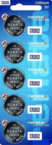 Renata CR2032 Batteries - 3V Lithium Coin Cell 2032 Battery (2 Count) in Kuwait