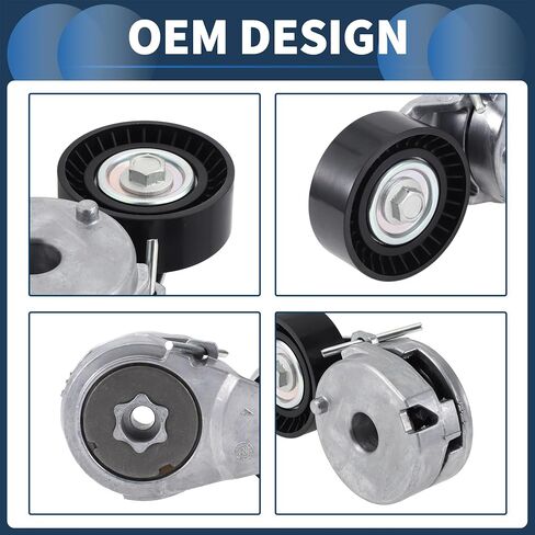 حزام توتر محرك حزام موتر تجميع البكر لـ Infiniti QX50 2.0L 2018-2023 No.119555na1a/1195555bv80a metal 1 pc in Kuwait