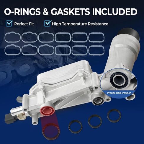 926-959 ترقية أزياء زيت ألمنيوم مبرد زيت مرشح زيت لعام 2011-2016 جيب رانجلر جراند شيروكي دودج تشاربر تشارجر رحلة كارافان دورانغو كرايسلر 300 200 تاون كونتري رام 3.6L 926-876 in Kuwait