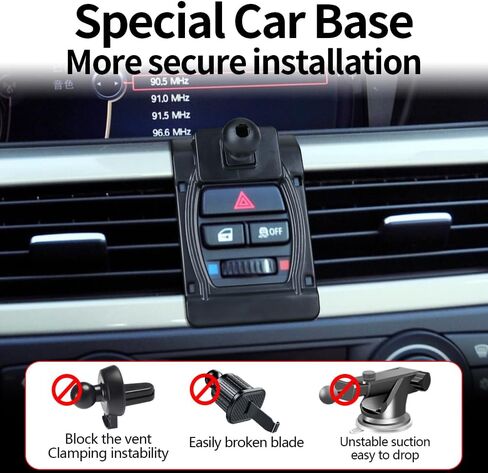 حامل هاتف السيارة لـ BMW 3 Series 2019-2022 340i 330i G20 ， BMW 4 Series 2021-2023 Auto Exclification Bracket Interior Decoration Dasoration Cell Mobile Absolbers Case Case Case Case in Kuwait