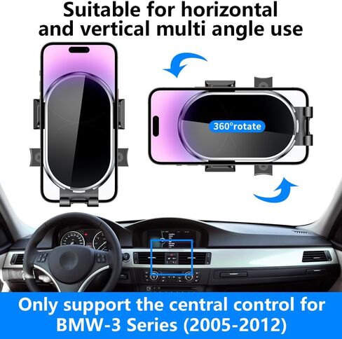 حامل هاتف السيارة لـ BMW 3 Series 2019-2022 340i 330i G20 ， BMW 4 Series 2021-2023 Auto Exclification Bracket Interior Decoration Dasoration Cell Mobile Absolbers Case Case Case Case in Kuwait