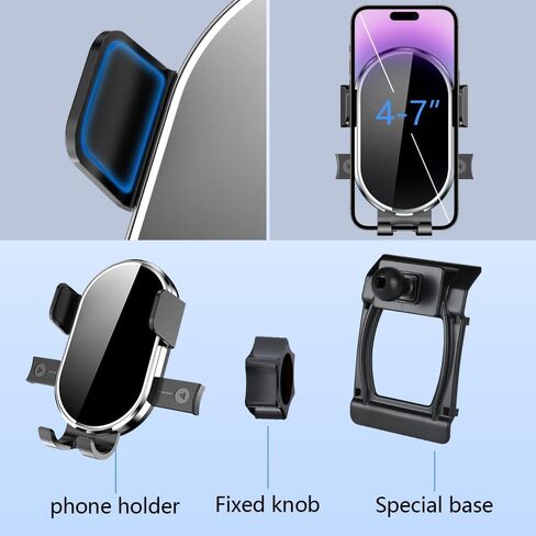 حامل هاتف السيارة لـ BMW 3 Series 2019-2022 340i 330i G20 ， BMW 4 Series 2021-2023 Auto Exclification Bracket Interior Decoration Dasoration Cell Mobile Absolbers Case Case Case Case in Kuwait