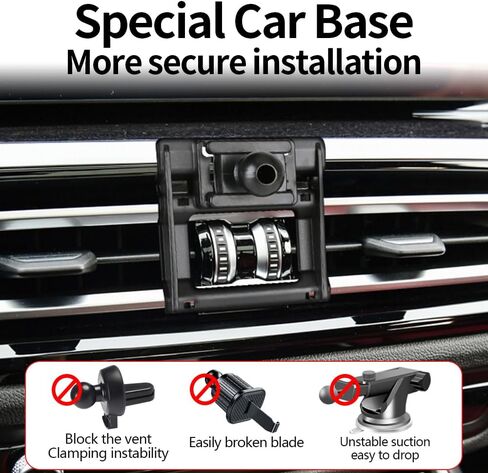 حامل هاتف السيارة لـ BMW 3 Series 2019-2022 340i 330i G20 ， BMW 4 Series 2021-2023 Auto Exclification Bracket Interior Decoration Dasoration Cell Mobile Absolbers Case Case Case Case in Kuwait