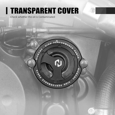 غطاء مرشح زيت واضح متوافق مع Kawasaki KLR650 1987-2024 ، Anodization ، 6061-T6 BILLET Aluminium ، CNC Machined ، Green in Kuwait