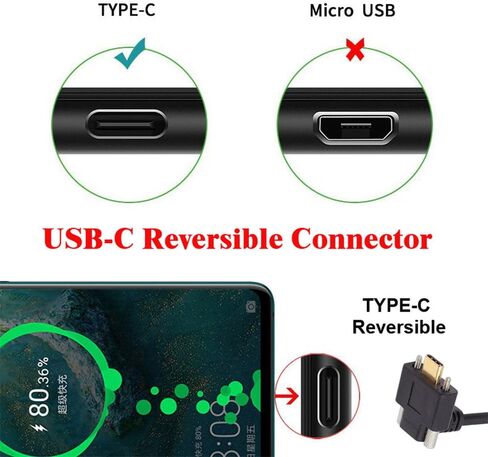 NFHK USB-C USB 3.1 النوع C من الذكور الزاوية اليمنى إلى كابل قفل بيانات تمديد الإناث لصالح REALSENSE CAMERA VR LINK in Kuwait
