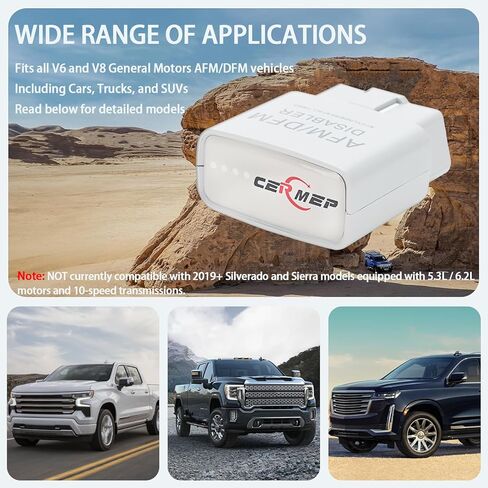 AFM Disabler, AFM DFM Disabler RA003, Active Fuel Management Disabler for GM V6/V8 4.3L 5.3L 6.0L 6.2L, Fits Chevy Silverado Tahoe Avalanche, GMC Sierra Yukon, Cadillac Escalade – Plug & Play (Blue) in Kuwait