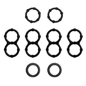 Camshaft Gasket Compatible with Toyota Lexus Models, Camshaft Bearing Cap Hole Gasket 11159-31010 90430-10024 11159-38010