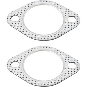 2pcs Metal Exhaust Manifold Gasket Replacement Part 18107502346 Compatible with BMW 3 Series X3 5 Series Touring Z3 Roadster