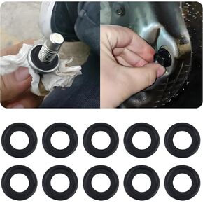 10pcs زيت تصريف الحشية استبدال OEM#12616850 ، قابلية الختم M12 موسع صرف النفط غسالة مخفضة تسرب الزيت ، حشية بوسطة الزيت الآمنة متوافقة مع بويك كاديلاك GMC شيفروليه (M12)