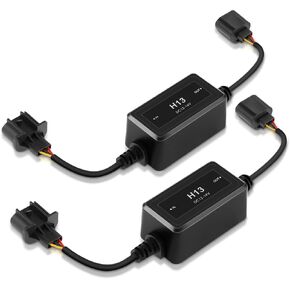 Auxbeam 60W H13 9008 Load Resistors, 2pcs/Set Enhanced Decoder Canbus Drivers, Anti-Flickering Harness Error Free Resistor, C10 Series