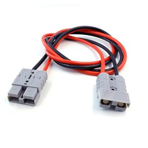 شحن شوكية كهربائية شحن المكونات 10AWG بطارية توصيل كابل 2 Quick Connector 50a 600V 1-to-1 لسيارات البطارية ، سيارات مشاهدة المعالم السياحية ، الجرارات ، المحركات