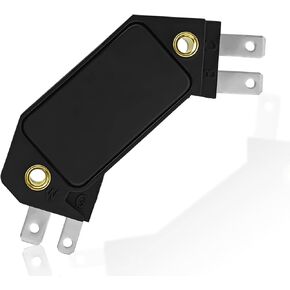 1875990 4 Pin Performance Ignition Module, Compatible with 1974-1988 Chevy Pontiac Olds Bulck, Replace OE #LX301, DM1906, 1190357, 4419628 (Pack of 1pcs Black)