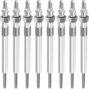 8PCS Glow Plugs 9G Replace 97364968 97326305 97226202 Compatible with Chevy GMC Duramax 6.6 LB7 LLY Diesel for Silverado Sierra Savana Express 2001-2005