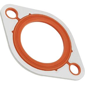 Thermostat Water Neck Housing Gasket - 1/8" Aluminum Carrier+Silicone Thermostat Water Neck Replacement for Chevy SBC BBC 265 283 305 327 350 383 396 400 427 454 472 500